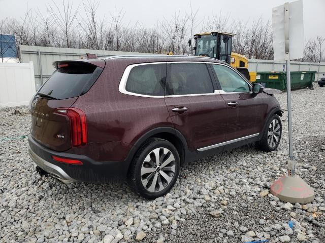  KIA TELLURIDE 2021 Бургунді