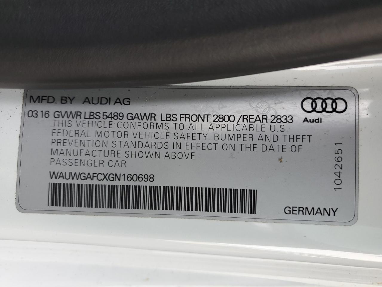 2016 Audi A7 - Image 12