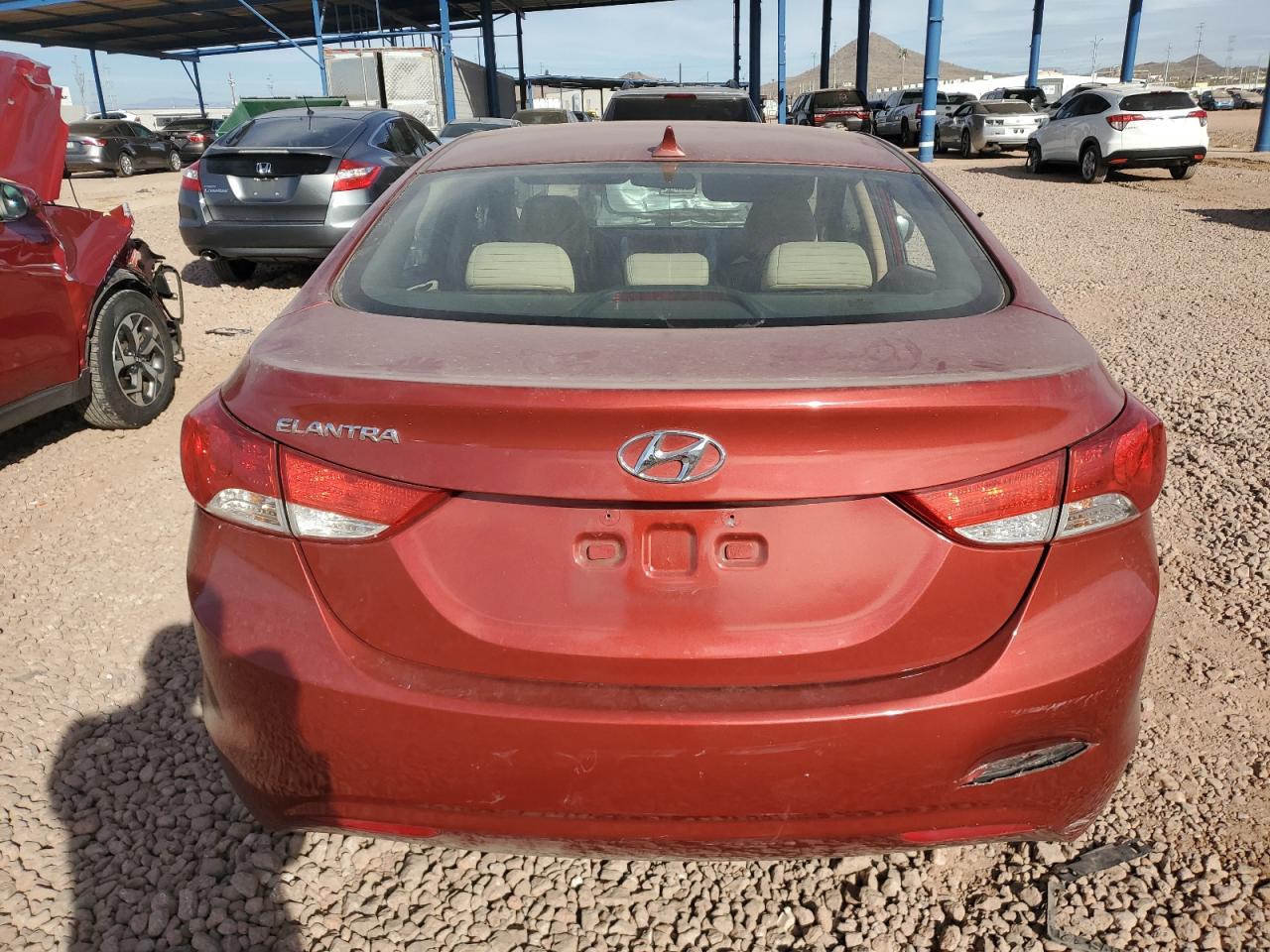 VIN KMHDH4AEXDU798416 2013 HYUNDAI ELANTRA no.6