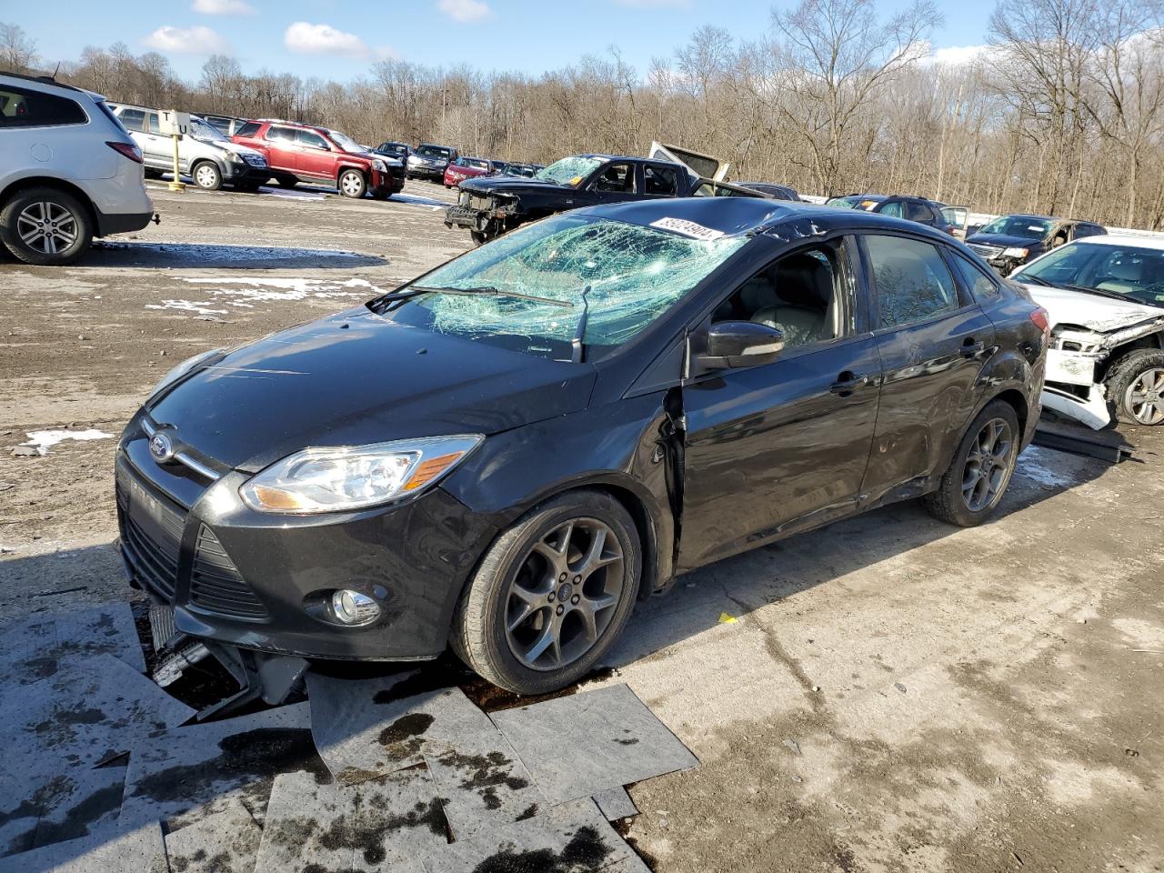 VIN 1FADP3F29EL241199 2014 FORD FOCUS no.1