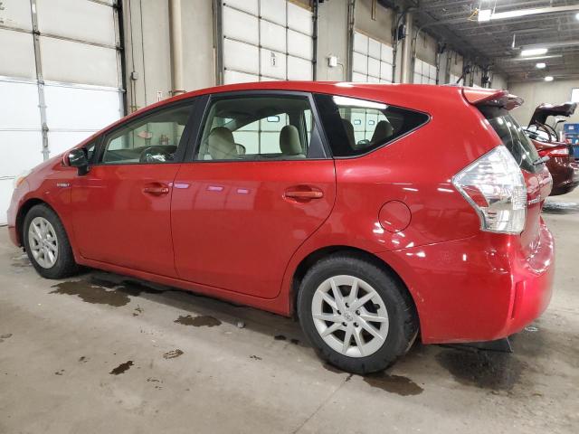 Кросовери TOYOTA PRIUS 2014 Червоний