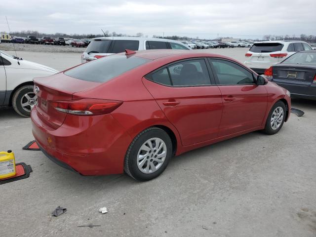  HYUNDAI ELANTRA 2017 Красный