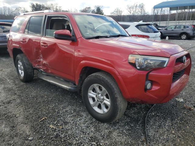  TOYOTA 4RUNNER 2015 Czerwony