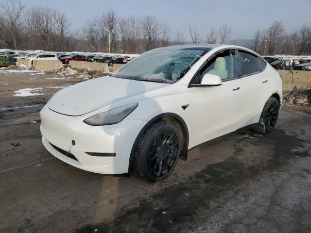  TESLA MODEL Y 2021 Белы