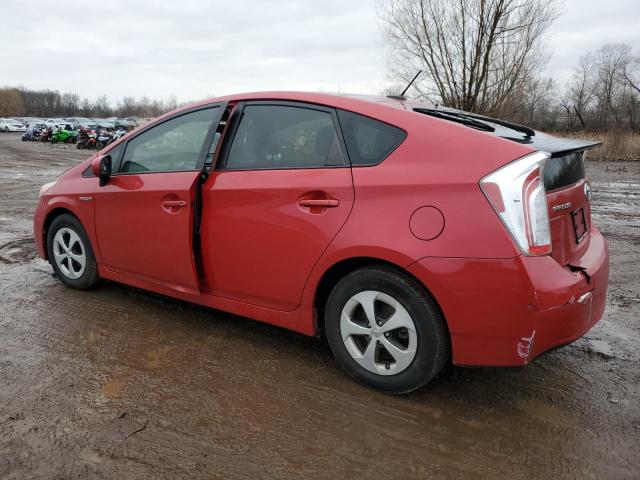  TOYOTA PRIUS 2013 Красный