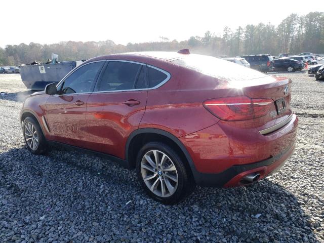  BMW X6 2017 Red