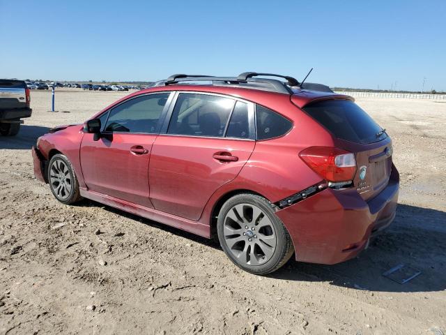  SUBARU IMPREZA 2015 Red