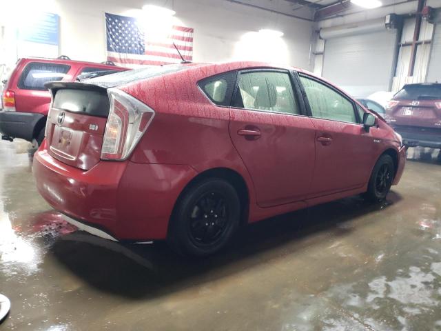  TOYOTA PRIUS 2012 Red