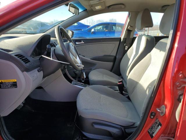  HYUNDAI ACCENT 2012 Red