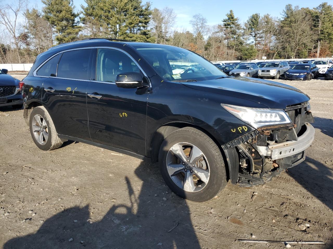 VIN 5FRYD4H23EB015345 2014 ACURA MDX no.4