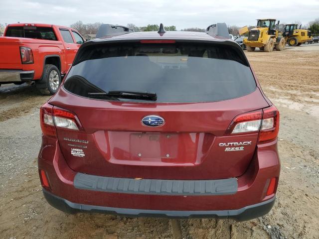  SUBARU OUTBACK 2016 Burgundy