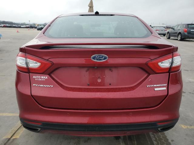 Седани FORD FUSION 2016 Червоний