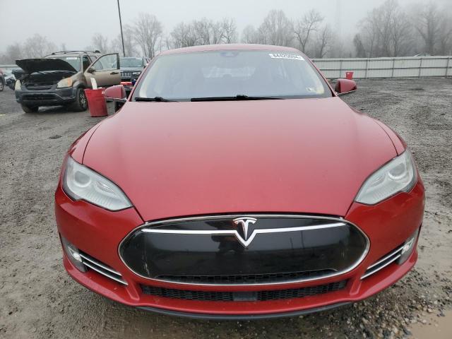 Хэтчбеки TESLA MODEL S 2014 Красный