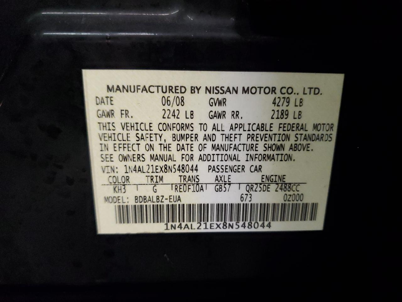 2008 Nissan Altima - Image 12