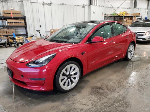  TESLA MODEL 3 2022 Красный