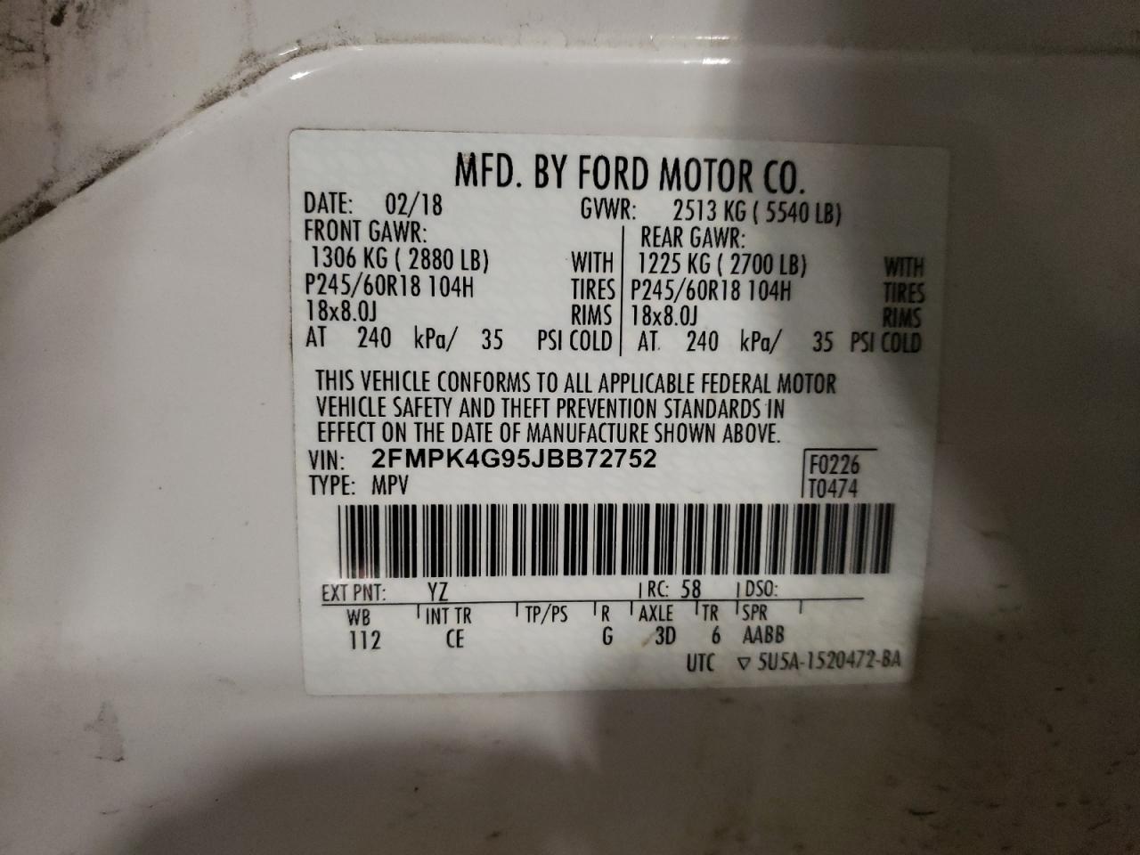 2018 Ford Edge - Image 13