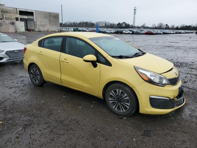  KIA RIO 2016 Yellow