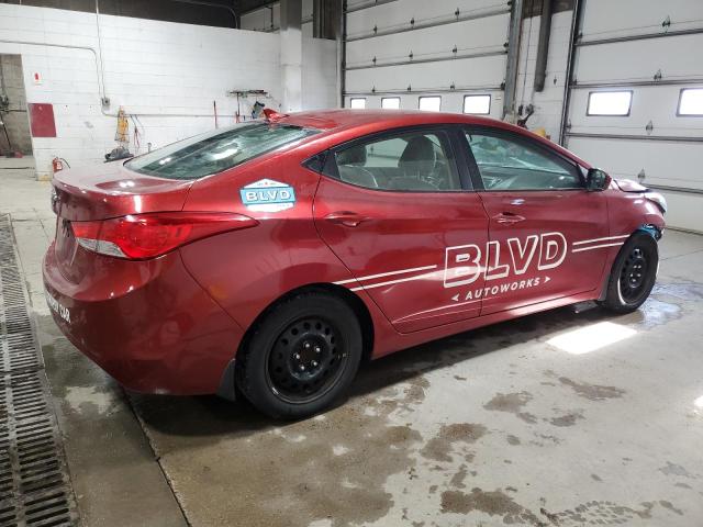  HYUNDAI ELANTRA 2013 Red