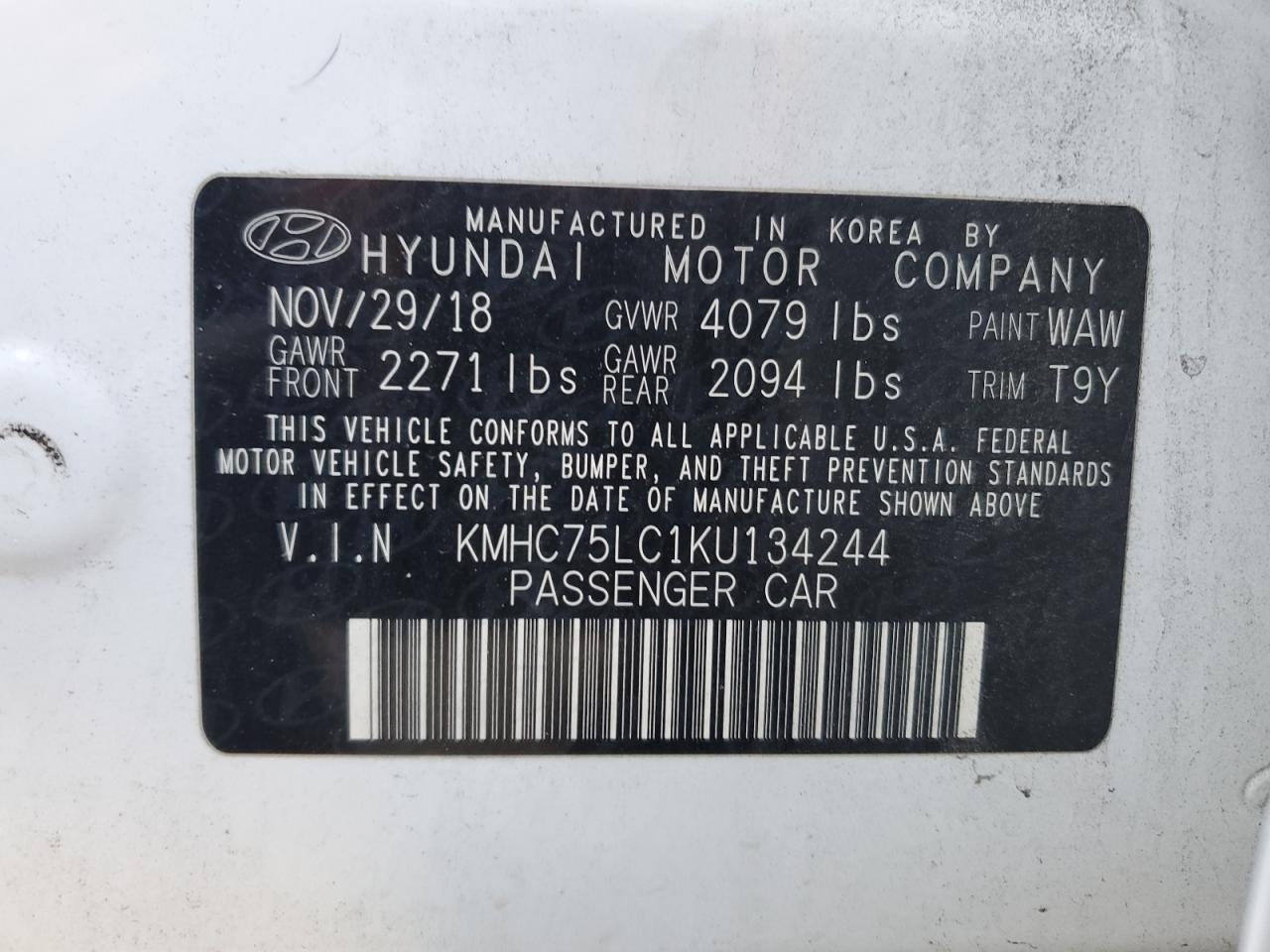 2019 Hyundai IONIQ - Image 12