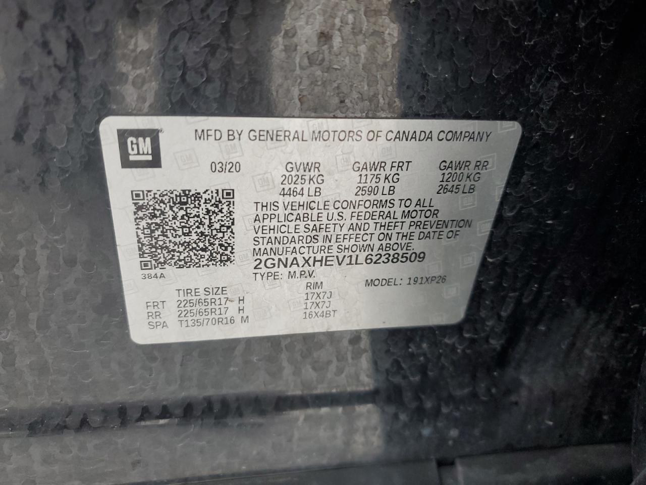2020 Chevrolet Equinox - Image 15