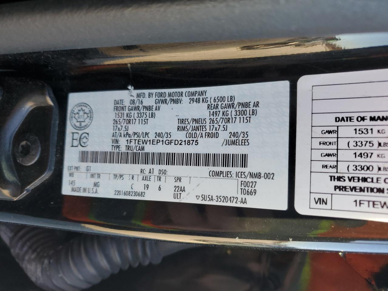 2016 Ford F-150 - Image 13
