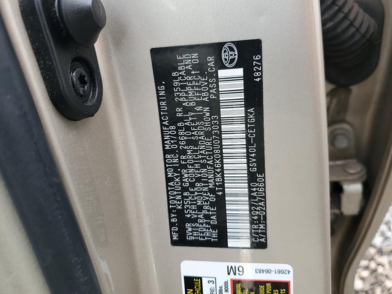 2008 Toyota Camry - Image 12