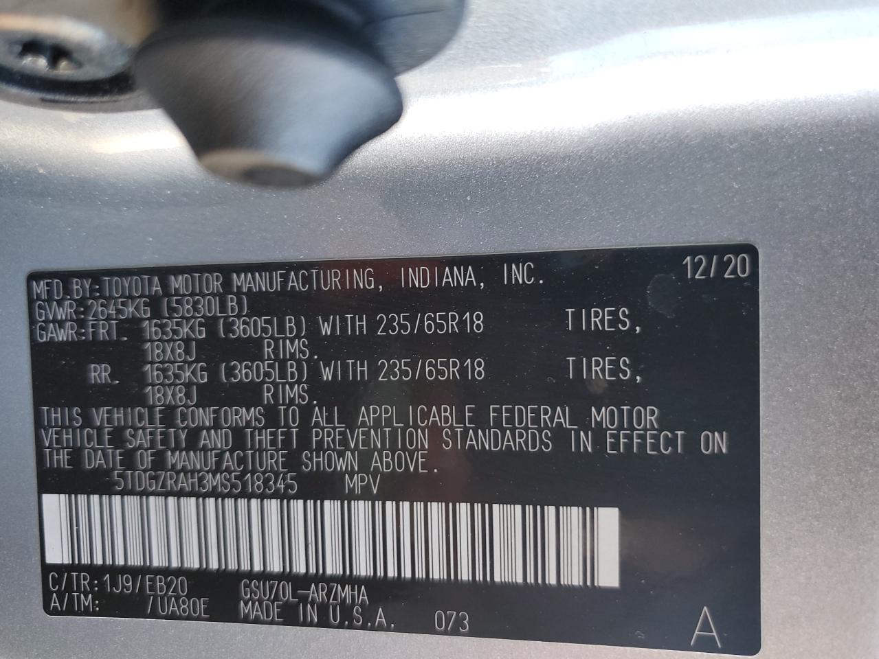 2021 Toyota Highlander - Image 14