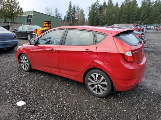  HYUNDAI ACCENT 2015 Red