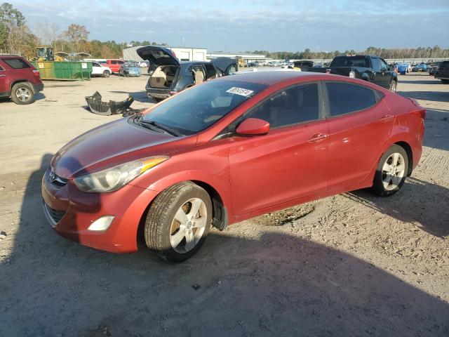 Sedans HYUNDAI ELANTRA 2012 Czerwony