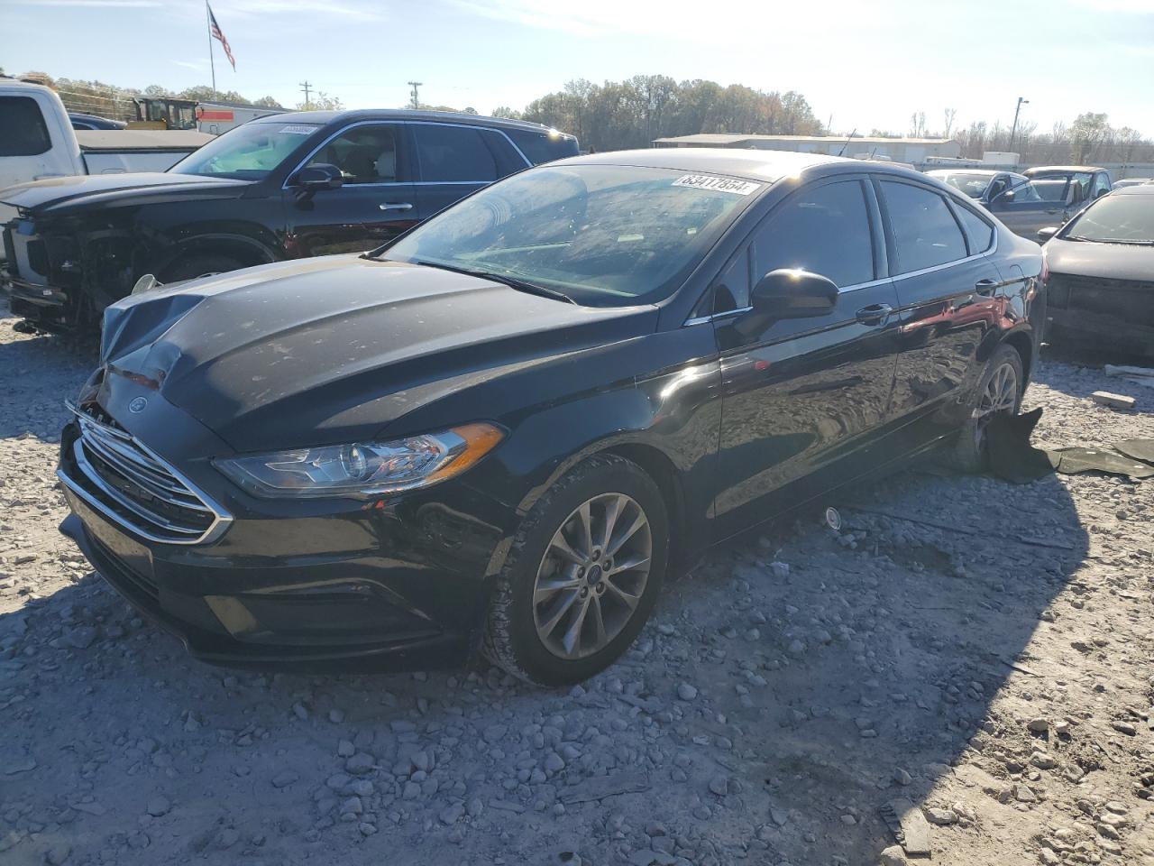 VIN 3FA6P0H76HR346563 2017 FORD FUSION no.1