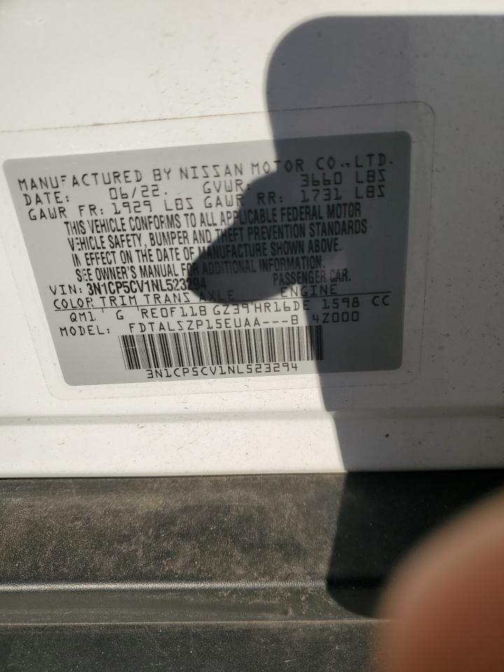 3N1CP5CV1NL523294 NISSAN KICKS 2022