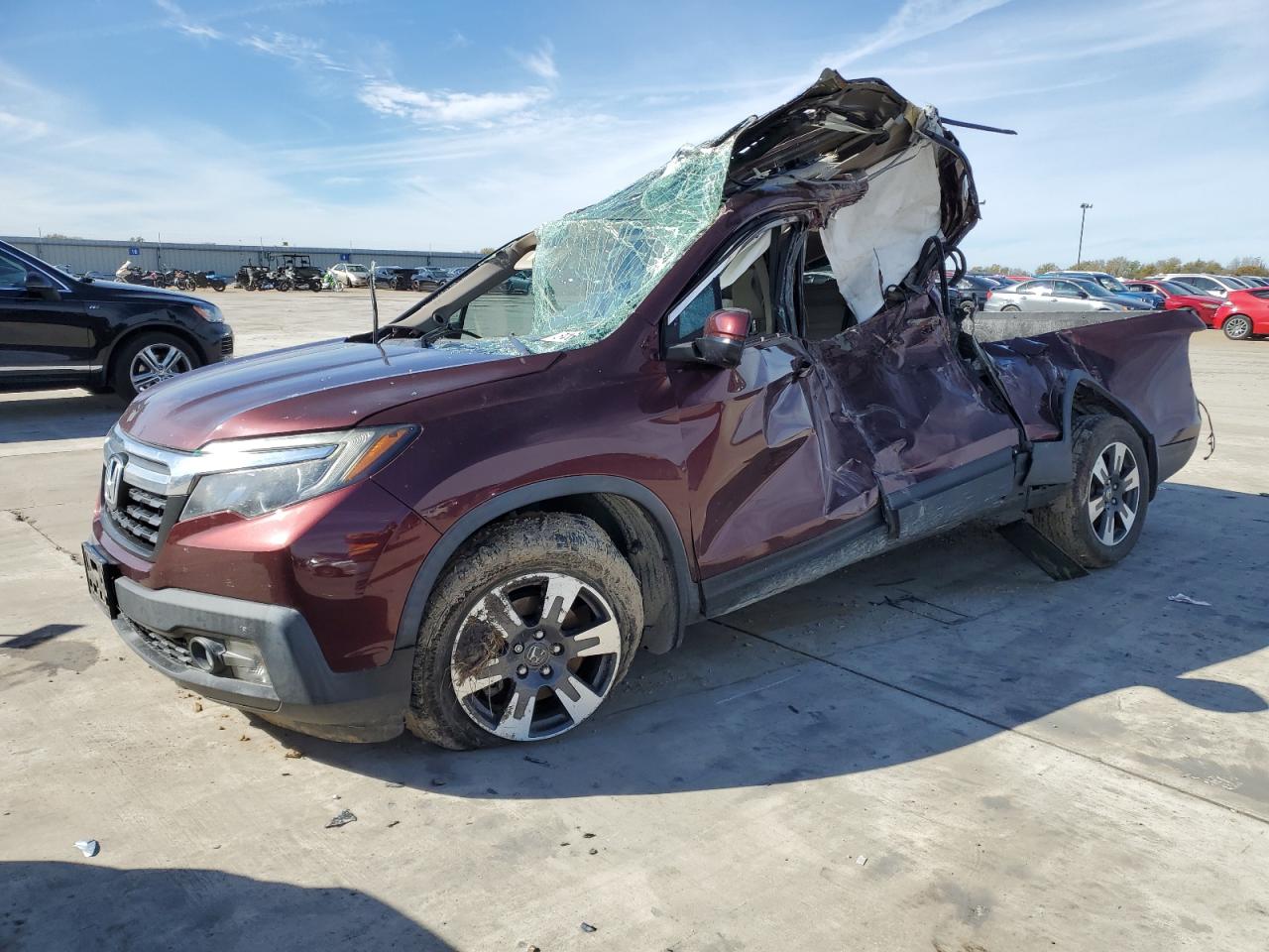 2019 Honda Ridgeline Rtl for Sale in Wilmer, TX - Rollover