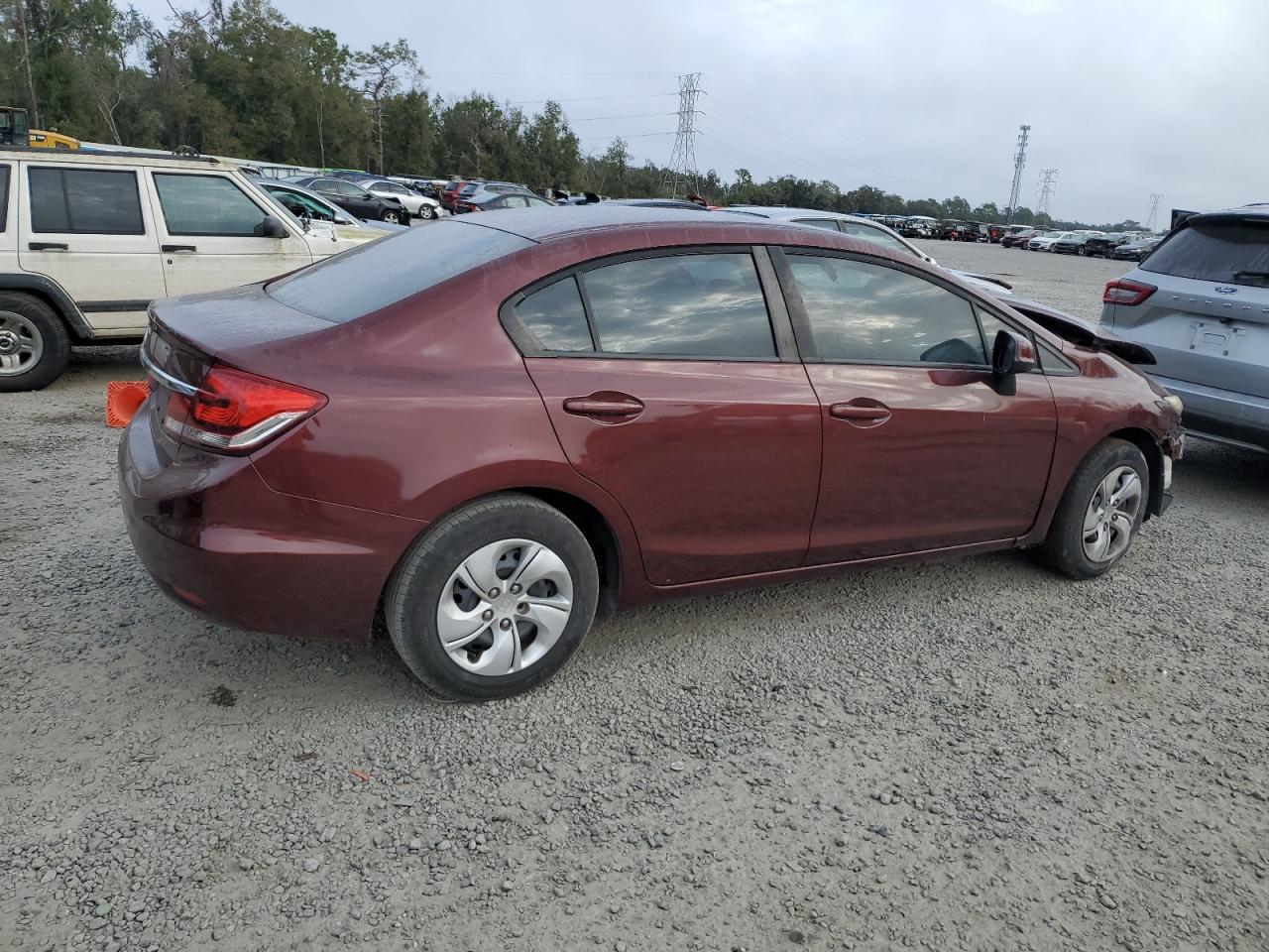 VIN 19XFB2F57DE039393 2013 HONDA CIVIC no.3