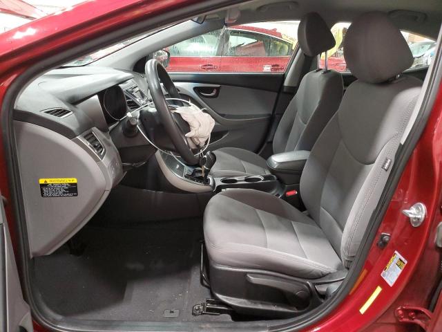  HYUNDAI ELANTRA 2014 Red