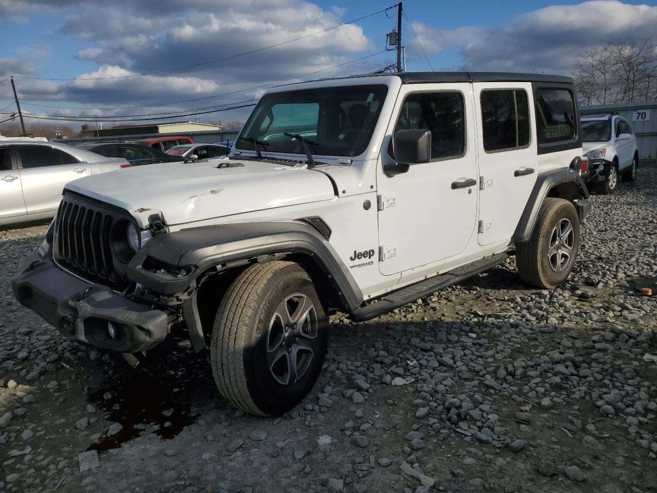 2022 Jeep Wrangler Unlimited Sport zu verkaufen in Windsor, NJ - Side