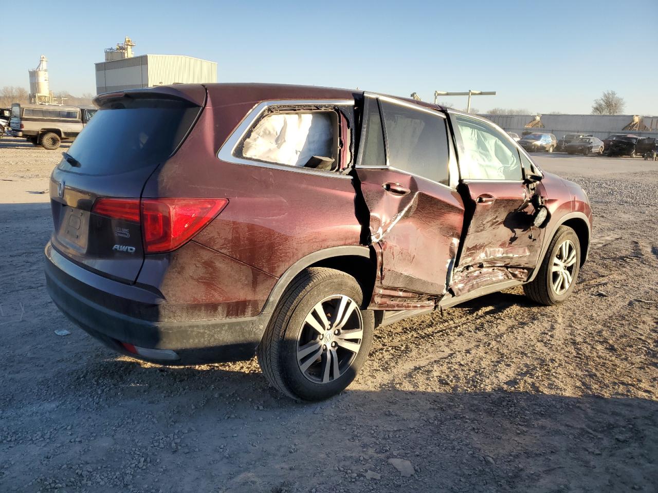 5FNYF6H52HB084386 HONDA PILOT 2017