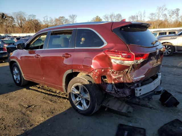  TOYOTA HIGHLANDER 2017 Maroon