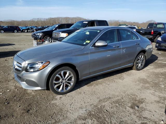 Sedans MERCEDES-BENZ C-CLASS 2015 Srebrny