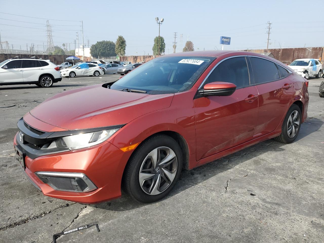 VIN 2HGFC2F62MH558363 2021 HONDA CIVIC no.1