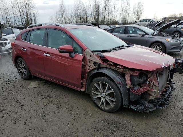  SUBARU IMPREZA 2018 Red