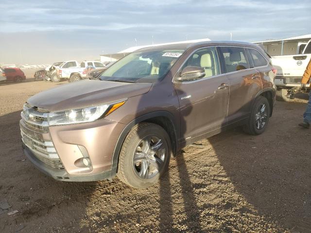  TOYOTA HIGHLANDER 2017 tan