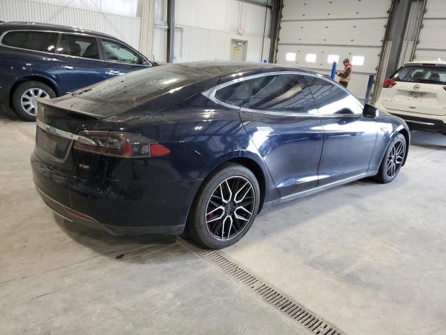 Хетчбеки TESLA MODEL S 2013 Синій