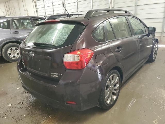  SUBARU IMPREZA 2013 Бургунді