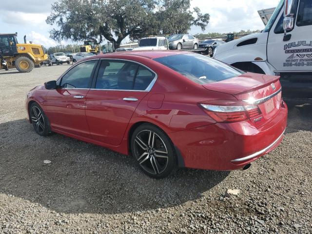  HONDA ACCORD 2016 Czerwony