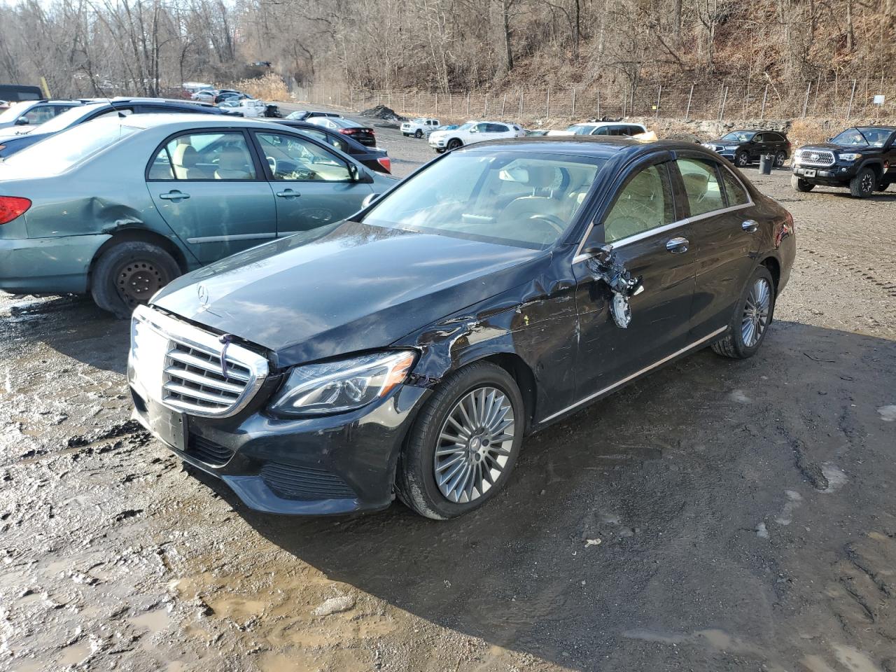 55SWF4KB7FU036436 2015 MERCEDES-BENZ C CLASS - Image 1