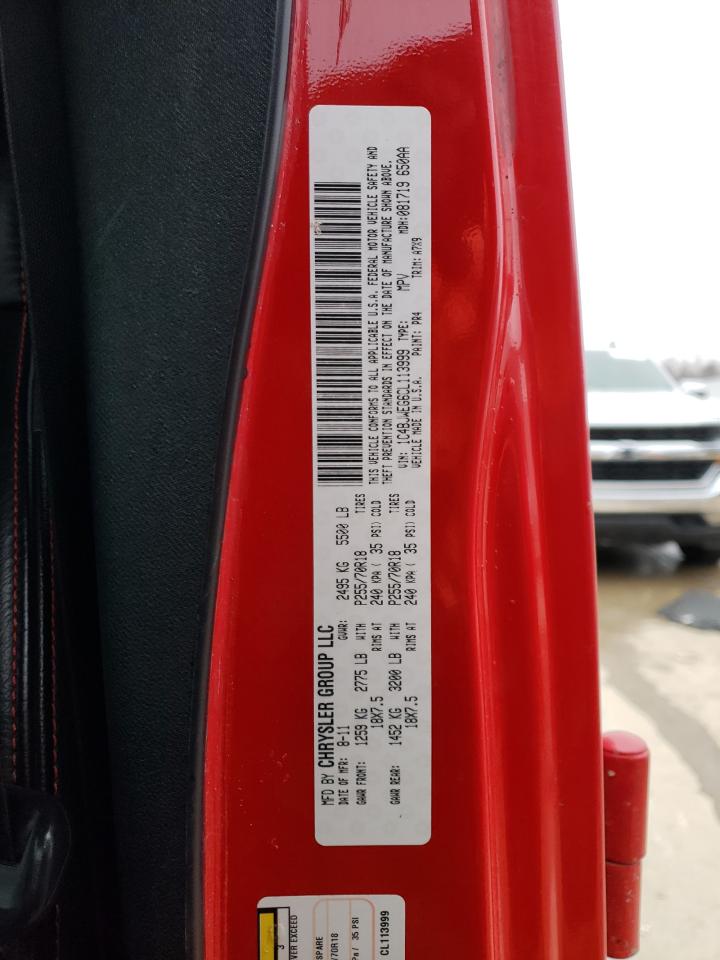 2012 Jeep Wrangler Unlimited Sahara VIN: 1C4BJWEG6CL113999 Lot: 85868654