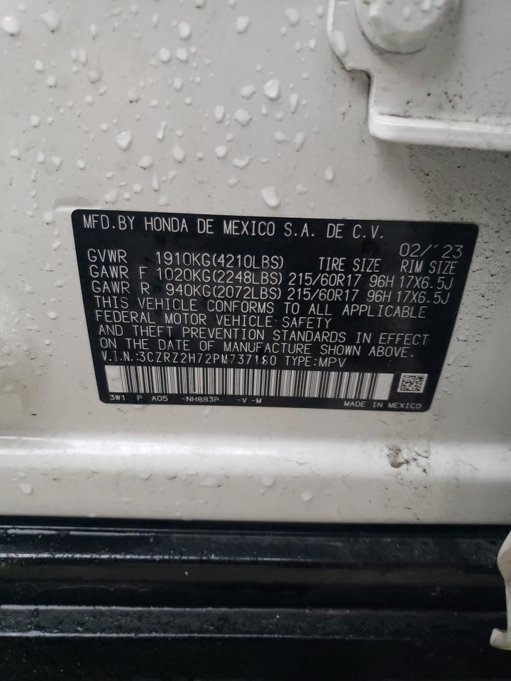 3CZRZ2H72PM737180 HONDA HR-V 2023
