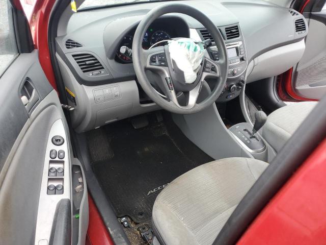  HYUNDAI ACCENT 2015 Red