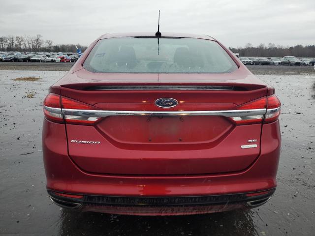 Sedans FORD FUSION 2017 Czerwony