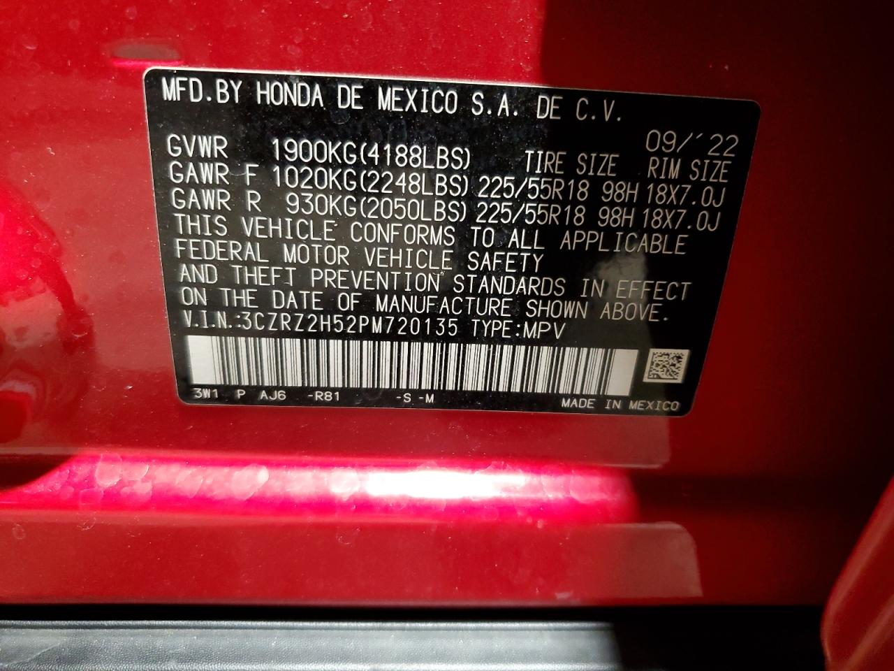 2023 Honda HR-V - Image 15